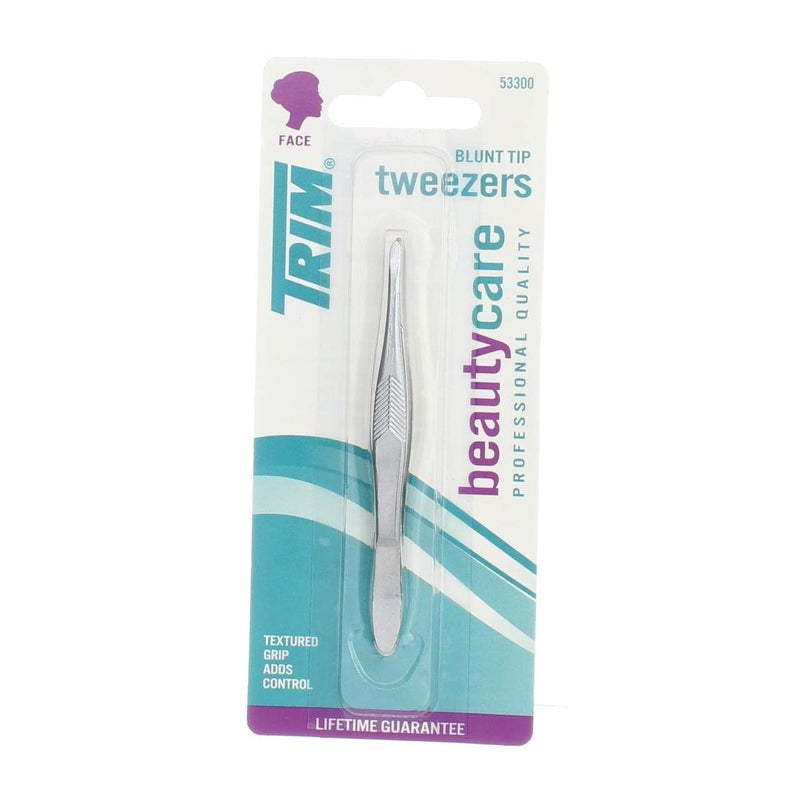 Trim Square Tip Tweezers, Pack of 2 , Precision Tips for Hair & Splinter Removal - Image 1
